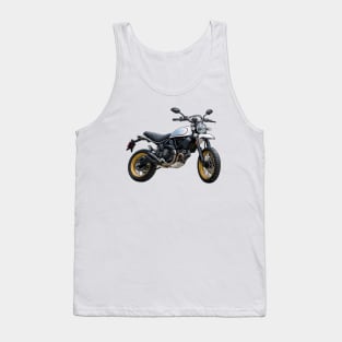 Scrambler Bike Illustration Tank Top